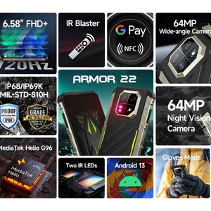 Teléfono Inteligente Resistente Ulefone Armor 22, Android 13, NFC, 8+128 GB, 6.58 Pulgadas, Visión Nocturna, Versión Global - Product Image 6