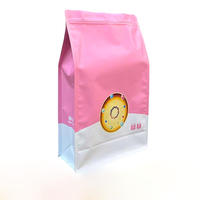 Vente en gros de sachets alimentaires personnalisés pour biscuits pochette scellée à huit côtés avec fermeture éclair sacs en plastique