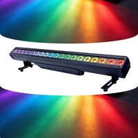 LED 20*15W RGBW Wall Washer Outdoor IP65 Tahan Air DMX512 Kontrol Pixel  Aluminium Alloy Lithium untuk Konser Pernikahan Teater