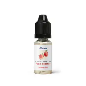 Cocosir fournisseur professionnel Essence de pomme de qualité alimentaire Soluble dans l'huile additif liquide gâteau cuisson bonbons jus aromatisant