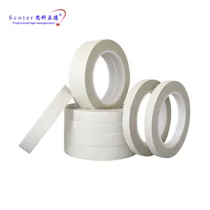 High Viscosity Enameled Wire Insulation Tape White Wear Resistant Double Sided Insulation Tape