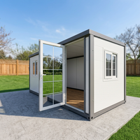 Conteneurs pliables extensibles de 20 pieds, maison préfabriquée personnalisée, étanche, conteneurs pliables, mini-maison préfabriquée avec salle de bain complète