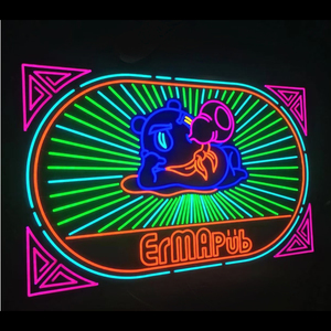 Custom 3D UV Printed LED Neon Sign Spaceman Comic Anime Light-Up Art Decoration for Home Office & Shops (Acrylic) - Product Image 5