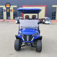 Voiturette de golf électrique 60V, buggy tout-terrain 3-4 places, capacité 500kg+, autonomie 90km, vitesse 30-50km/h, batterie lithium, certifiée CE/DOT, écologique