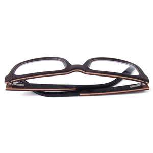 Montures de lunettes optiques en bois Conchen, monture carrée complète, protection anti-lumière bleue, unisexe, verres en résine, fabriqué à Wenzhou - Product Image 2