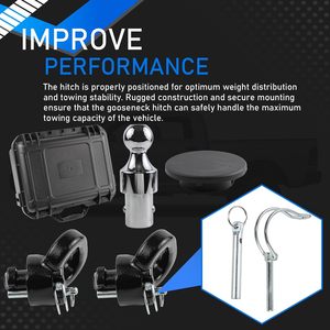 Sistema <span class=keywords><strong>de</strong></span> enganche <span class=keywords><strong>de</strong></span> <span class=keywords><strong>bola</strong></span> <span class=keywords><strong>de</strong></span> cuello <span class=keywords><strong>de</strong></span> cisne 60638 para Ram 13-23 |   Kit <span class=keywords><strong>de</strong></span> enganche con caja para Ram 2500 3500 <span class=keywords><strong>de</strong></span> 2013-2023, 38,000 lbs, <span class=keywords><strong>bola</strong></span> <span class=keywords><strong>de</strong></span> 2-5/16 pulgadas - Product Image 2