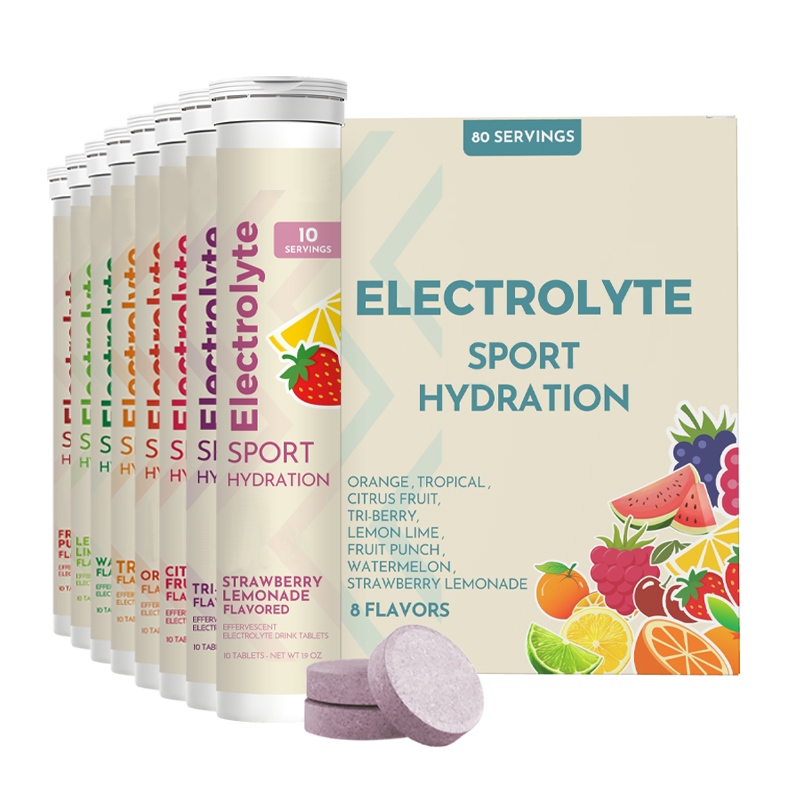 10 Count Watermelon Flavor Electrolyte Effervescent Tablets Sport ...