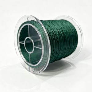 Prix direct usine – Bobine de 500 m – Ligne de pêche tressée PE <span class=keywords><strong>4</strong></span> brins – Vert foncé – Ligne de pêche robuste pour eau salée - Product Image 1