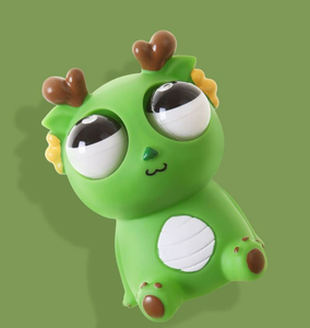 Juguete Antiestrés de Dragón con Ojos Saltones, Creativo y Divertido, de Silicona, 11*6.5cm - Product Image 3