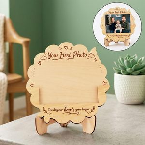 Panneau d'annonce personnalisé <span class=keywords><strong>en</strong></span> bois 3D pour nouveau-né, accessoire photo personnalisé avec nom pour l'hôpital, décoration de chambre d'enfant pour garçon ou fille - Product Image 6