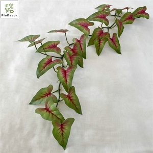 Xu Hướng Mới 1.2M Nhân Tạo 3D In Treo Cây Nho Trang Trí Khác Hoa Cây Giả Lá Cho Văn Phòng Khách Sạn Giáng Sinh - Product Image 5