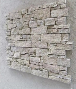Panneaux muraux en pierre mince de schiste naturel, design moderne, sur mesure, pour revêtement extérieur d'hôtel, écologique, à l'aspect fendu, vente en gros - Product Image 1