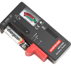 Testeur de batterie Amprobe BAT-200 pour piles AAA AA C D 1,5V et piles bouton, échelle universelle codée par couleur, certifié CE - Product Image 3