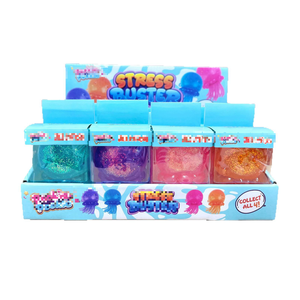 Jouet à presser méduse mignon en maltose, Jouet anti-stress méduse, Jouet anti-stress méduse lumineux à presser - Product Image 4