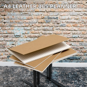 Lớn A4 da máy tính xách tay với bìa cứng 365 ngày kế hoạch văn phòng phẩm bù đắp bìa giấy cho các trường học sử dụng cũng có sẵn <span class=keywords><strong>A5</strong></span> A6 kích cỡ - Product Image 2