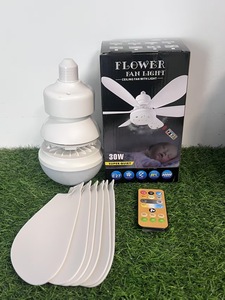 พัดลมเพดาน LED 6 ใบพัด มอเตอร์ DC เงียบ รีโมทคอนโทรล 3 ระดับความเร็ว 3 สี ปรับความสว่างได้ โคมไฟพัดลม ระบายความร้อน สำหรับห้องนอน บ้าน โรงแรม - Product Image 4