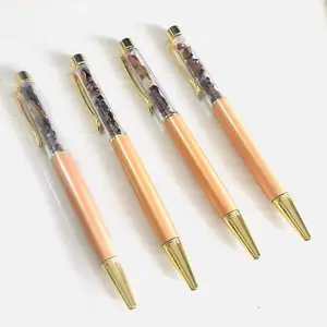 New Arrivals Office Supplies Crystals Gravel Crafts Healing Stones Crystal Chips Ballpoint Pen