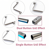 Clip à ressort à double bouton-poussoir en forme de V Clip à broche à connexion rapide en forme de U Pôle de retenue Clip de verrouillage à bouton-poussoir solide avec ressort