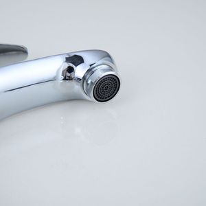 Hiện Đại Duy Nhất Nước Lạnh Vòi Nước Cao Cấp Brass Chrome Kết Thúc Sàn Gắn Touchless Cảm Biến Kích Hoạt Phòng Tắm Lưu Vực Tay Vòi Nước - Product Image 4