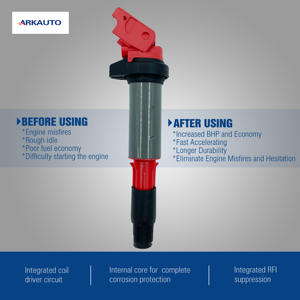 ARKAUTO Performance BOBINE D'ALLUMAGE Pack 12131712219 UF522 POUR BMW 3 5 7 X5 X3 Z3 Z4 E39 E46 E60 E92 E66 <span class=keywords><strong>E53</strong></span> E83 E85 N46 N43 N46 - Product Image 3
