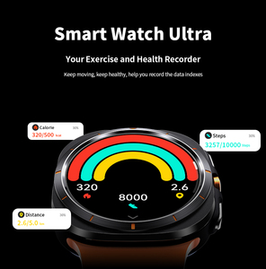 สมาร์ทวอทช์ Z7 Ultra พร้อมผู้ช่วยเสียง ระบบตรวจสุขภาพ สายรัดข้อมือ โทรผ่านบลูทูธ นาฬิกาอัจฉริยะ ติดตามกิจกรรมกีฬา - Product Image 3