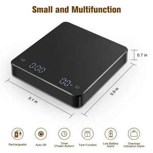 Changxie Logo personalizzato 3kg 0.1g Mini elettronica di cottura bilance digitale cibo bilancia caffè con Timer - Product Image 2