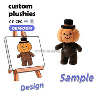 Jouets en peluche d'Halloween, animaux en peluche mignons et effrayants, renard, vampire, diable, poupées en peluche douces, décorations, cadeaux pour enfants