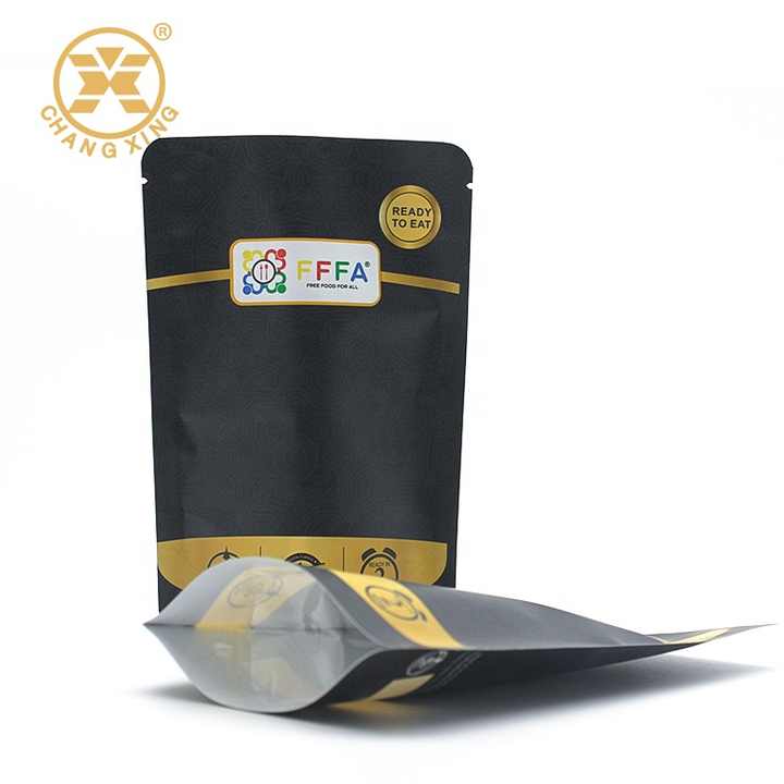 Aluminum Foil Retort Pouch Matte Printed  Food Grade Retort Bags  Meat Fish Soup Packaging Boiling Bags for Foods