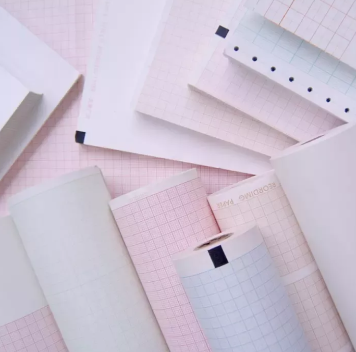 Китайская фабрика, низкая цена, бумажные рулоны для печати ЭКГ, многофункциональная бумага для больничного принтера, термобумага для продажи