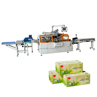 Machine d'emballage automatique de boîtes de mouchoirs avec service après-vente et expédition internationale