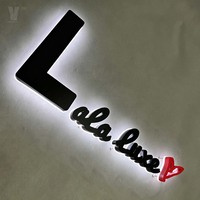 Lettres lumineuses en acrylique 3D personnalisées avec bandes LED, étanches, pour enseignes commerciales, hôpitaux et publicité
