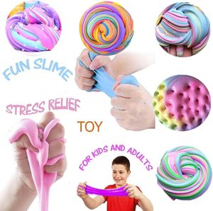 Slime Esponjoso de Cristal en Oferta, Arcilla de Seda Colorida Arcoíris, Nueva Popularidad Inspirada en el Helado para Niños y Adultos - Product Image 4