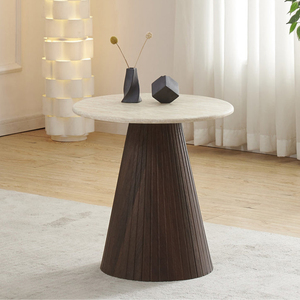 Saudi Arabia Free Shipping Modern Style <strong>White</strong> Small Vintage <strong>Round</strong> Center Tea Coffee <strong>Table</strong> for Coffee - Product Image 4