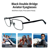 Monturas de Gafas Cuadradas Unisex de Lujo con Lentes de PC - Gafas Ópticas Ligeras Personalizables para Uso Diario