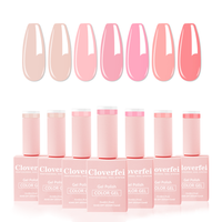 Cloverfei Nail Art Uv Gel Polonais Salon Qualité 15ml Soak off Couleurs Gel Vernis À Ongles Laque