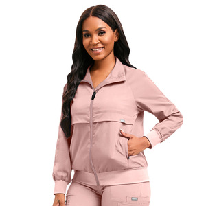 Unisex Hospital Médico Enfermería Scrub 3-en-1 Abrigo de manga larga Tops Jogger Pantalones Cómodos para <span class=keywords><strong>ambos</strong></span> Doctores Masculinos Femeninos - Product Image 1