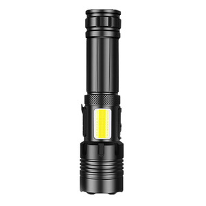 P70COB ไฟฉาย LED แบบชาร์จไฟได้ 6800mAh แสงสีขาวกันน้ำซูมไฟฉายแบบพกพา - Product Image 3