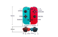 Manette sans fil gauche et droite Joycon Bluetooth pour Nintendo Switch, fournie directement par l'usine