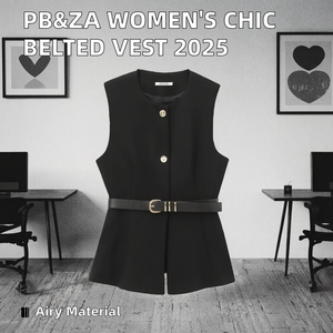 <span class=keywords><strong>Gilet</strong></span> <span class=keywords><strong>sans</strong></span> manches chic et respirant pour <span class=keywords><strong>femme</strong></span>, style vintage, avec rubans de ceinture, en tissu peigné 100 % polyester, col rond, idéal pour les costumes de printemps - Product Image 3