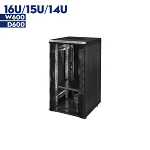 14U/15U/16U floor standing server rack network 19Inch data center enclosure 450/600mm network rack cabinet