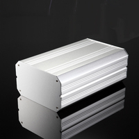 Boîtiers en aluminium extrudé noir 250*160*94mm, boîte électronique pour instruments PCB, boîte vide pour haut-parleur, boîte de distribution en aluminium