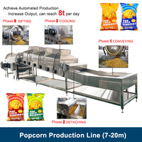 Chine Entièrement Automatique Grande Machine Industrielle à Gaz Électrique pour Popcorn au Caramel, Prix