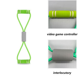 Figura 8 fascia di resistenza Fitness portatile da uomo e da donna da braccio spalla da <span class=keywords><strong>allenamento</strong></span> con strappo elastico corda di tensione - Product Image 5