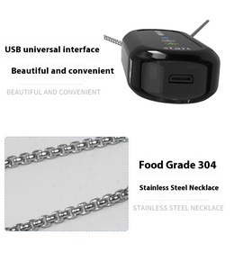 เครื่องฟอกอากาศแบบติดคอขนาดเล็กพกพาสะดวก ชาร์จผ่าน USB ใช้ได้ในรถยนต์และสำนักงาน รับประกัน 1 ปี - Product Image 4