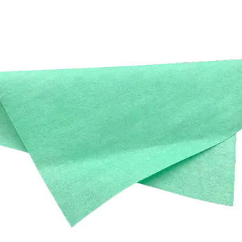 Lingettes de cuisine en viscose polyester 80g entièrement teintes vert foncé