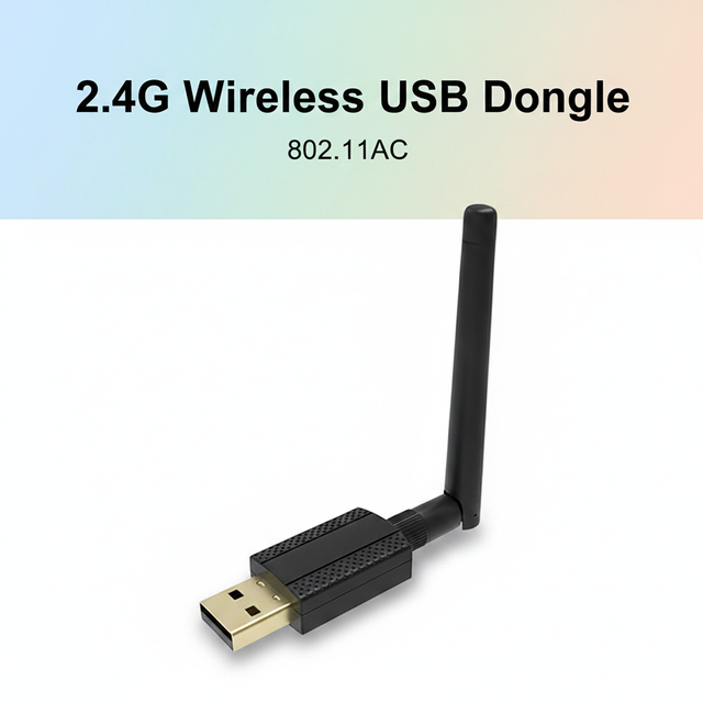 External 2.4GHz Wireless USB WiFi Adapter 300Mbps 802.11AC Network Dongle for PC Laptop TV Box Desktop Plug and Play in Stock