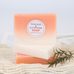 Sabun pemutih kulit pencerah noda hitam, sabun pemutih Anti penuaan mencerahkan Glutathione Kojic Acid untuk warna kulit tidak rata - Product Image 2