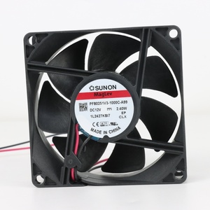 Ventilador Axial de Refrigeración SUNON PF80251V3-1000C-A99 Eléctrico 80x80x25mm 12VDC 200mA 2.40W 4200RPM 53CFM con Rodamiento Vapo para Gabinetes e Inversores - Product Image 1