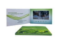 Brochure vidéo personnalisée avec écran LCD de 2,4/4,3/5/7 pouces, livre vidéo, carte de vœux numérique pour le marketing d'entreprise, cadeau de mariage