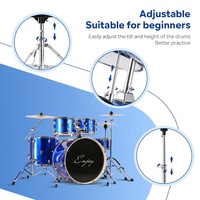 Factory Wholesale Drum Set Professional with Drum Pedal & Cymbal - Percussion Instruments Jazz Drum Kit for Rock & Studio Use